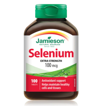 Jamieson Selenium Extra Strength 100mcg Tablets 100`S